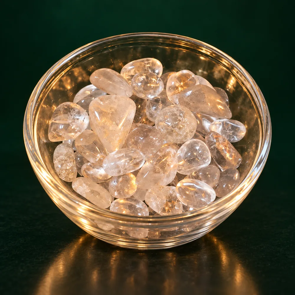 Clear Quartz Tumbles
