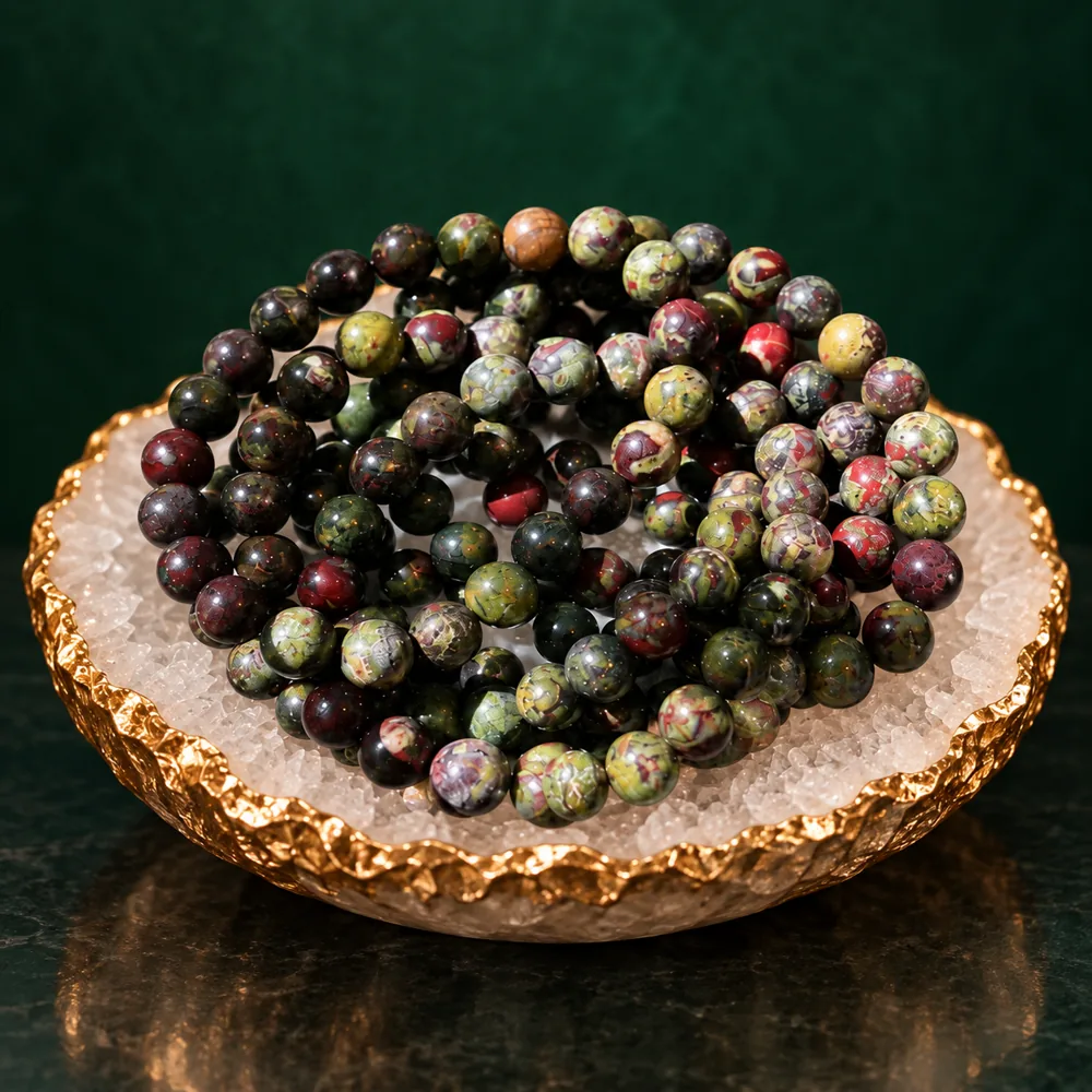 Dragon Bloodstone Bracelets