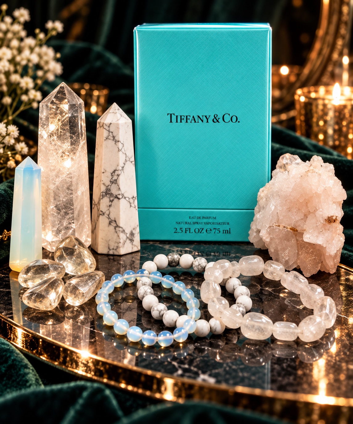 Sample set with Tiffany