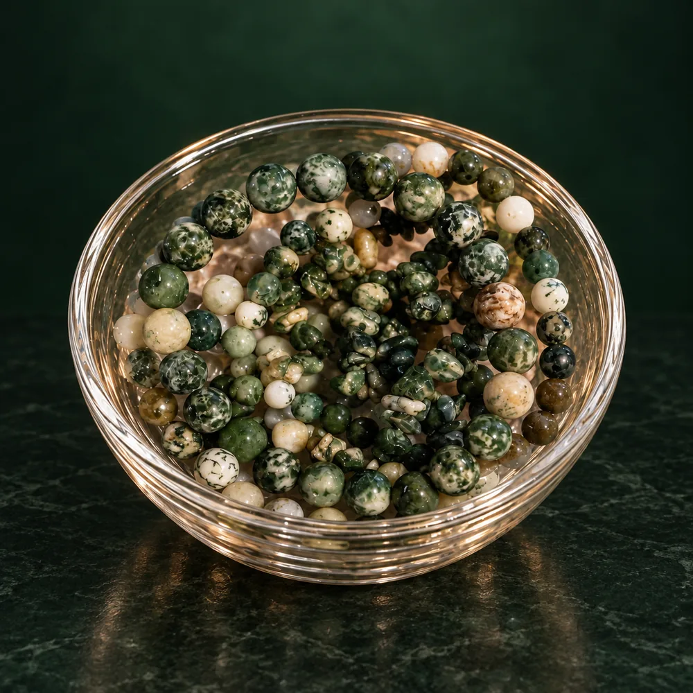 Tree Moss Agate Bracelets