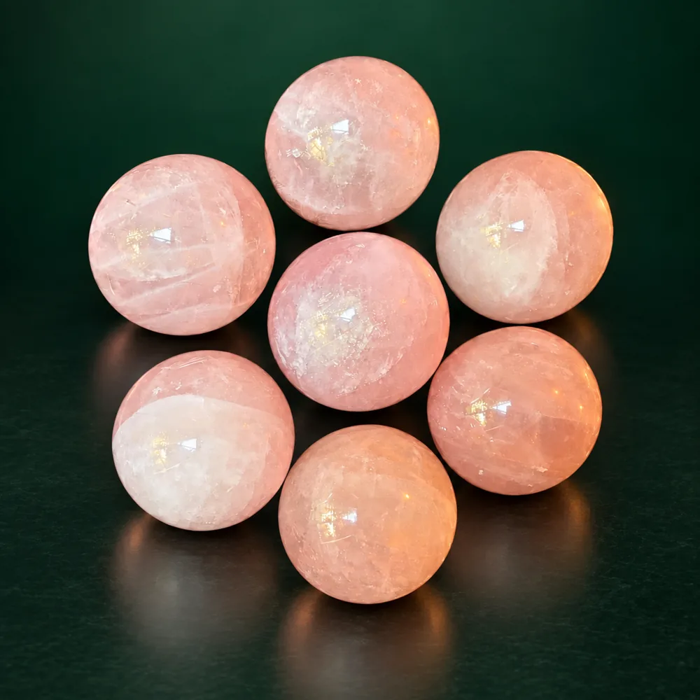 Rose Quartz Spheres